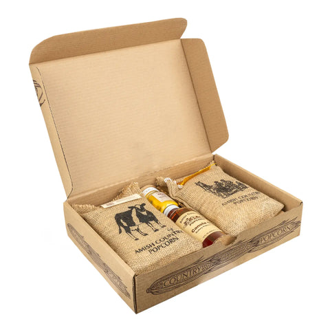 Burlap Gift Box