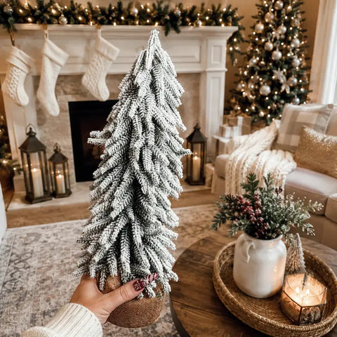 17" Rustic Wonderland Christmas Tree
