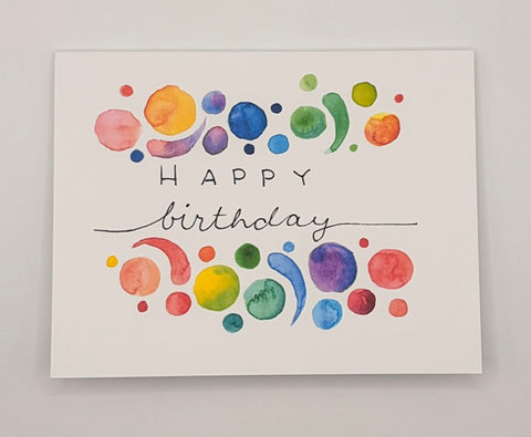 "Happy Birthday" Birthday Card