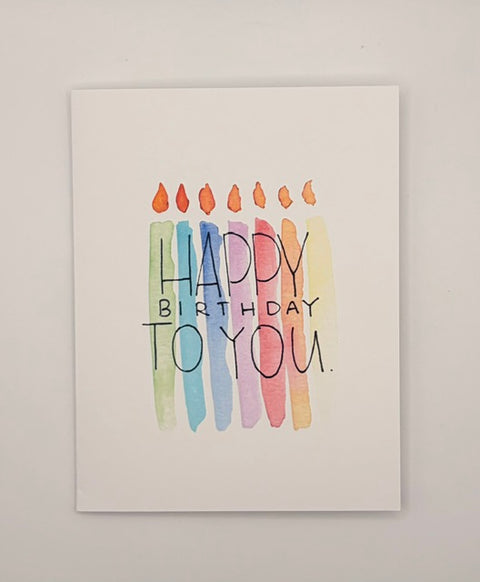 "Happy Birthday To You" Birthday Card