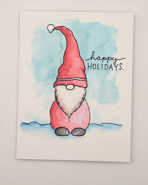 "Happy Holidays" Card
