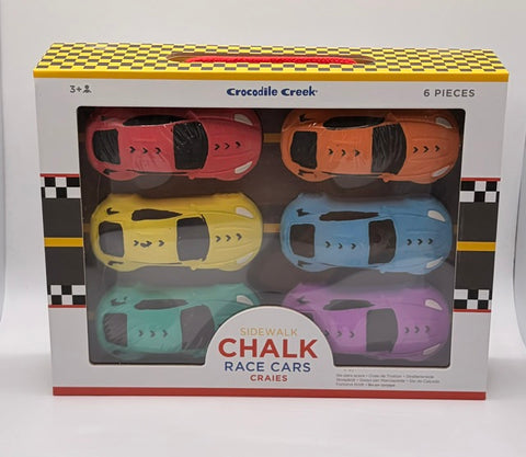 Sidewalk Race Cars Chalk