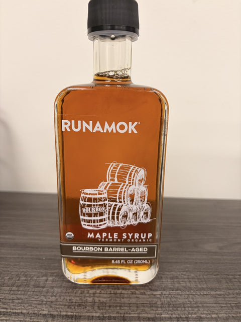 Bourbon  Barrel- Aged Organic Vermont Maple Syrup